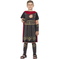 Black - Back - Smiffys Childrens-Kids Roman Soldier Costume Set