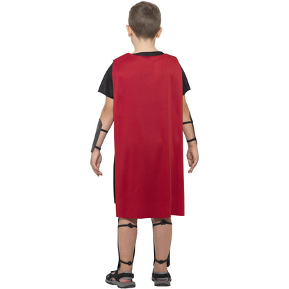 Black - Back - Smiffys Childrens-Kids Roman Soldier Costume Set