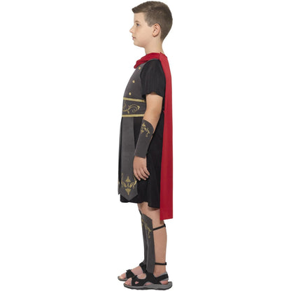 Black - Side - Smiffys Childrens-Kids Roman Soldier Costume Set