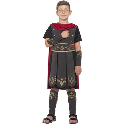 Black - Front - Smiffys Childrens-Kids Roman Soldier Costume Set