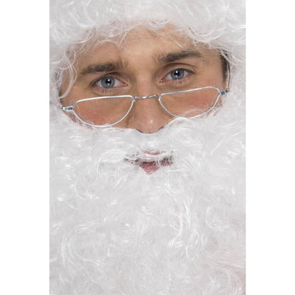 Silver - Back - Smiffys Unisex Adult Santa Half Moon Costume Prop