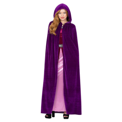 Amethyst Purple - Front - Smiffys Womens-Ladies Deluxe Cloak