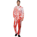 Red-White - Back - Smiffys Mens Blood Drip Costume Suit