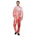 Red-White - Front - Smiffys Mens Blood Drip Costume Suit