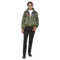 Green - Front - Top Gun: Maverick Mens Costume Jacket