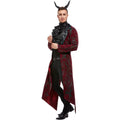 Red-Black - Lifestyle - Smiffys Mens Deluxe Devil Costume Set