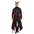 Red-Black - Front - Smiffys Mens Deluxe Devil Costume Set