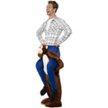 Brown - Lifestyle - Smiffys Unisex Adult Monkey Piggy Back Costume