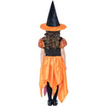 Black-Orange-Purple - Side - Smiffys Girls Witch Moon & Stars Costume Set