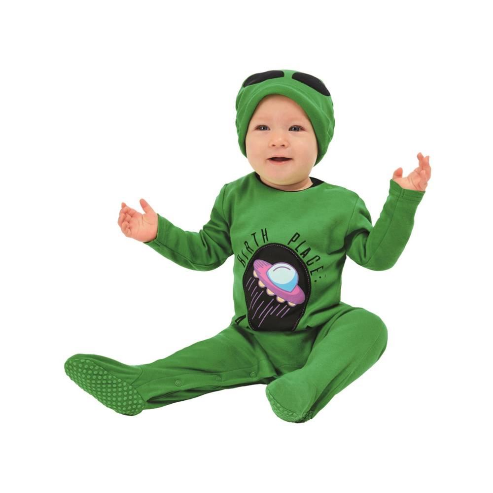 Green - Back - Smiffys Baby Birth Place Alien Costume