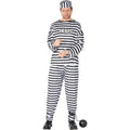 White - Side - Smiffys Mens Convict Costume