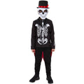 Black - Back - Smiffys Boys Senor Skeleton Day Of The Dead Costume Set