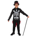 Black - Front - Smiffys Boys Senor Skeleton Day Of The Dead Costume Set