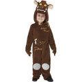 Brown-White - Back - The Gruffalo Childrens-Kids Deluxe Costume