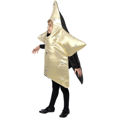Gold - Side - Smiffys Childrens-Kids Star Christmas Costume