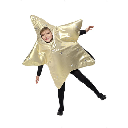 Gold - Lifestyle - Smiffys Childrens-Kids Star Christmas Costume