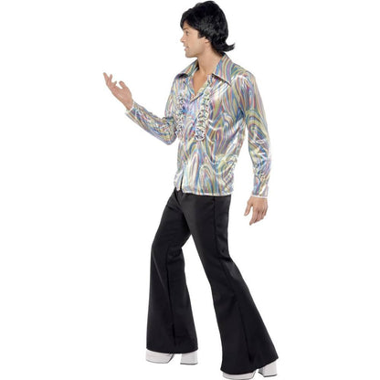 Black-Multicoloured - Lifestyle - Smiffys Mens 1970s Retro Costume Set