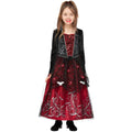 Black-Red - Back - Smiffys Girls Deluxe Vampiress Costume