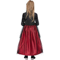 Black-Red - Side - Smiffys Girls Deluxe Vampiress Costume