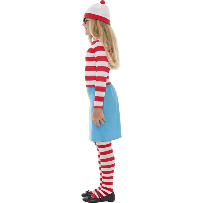 White-Red-Blue - Lifestyle - Wheres Wally? Girls Wenda Costume Set