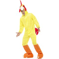 Yellow-Red - Back - Smiffys Unisex Adult Chicken Costume
