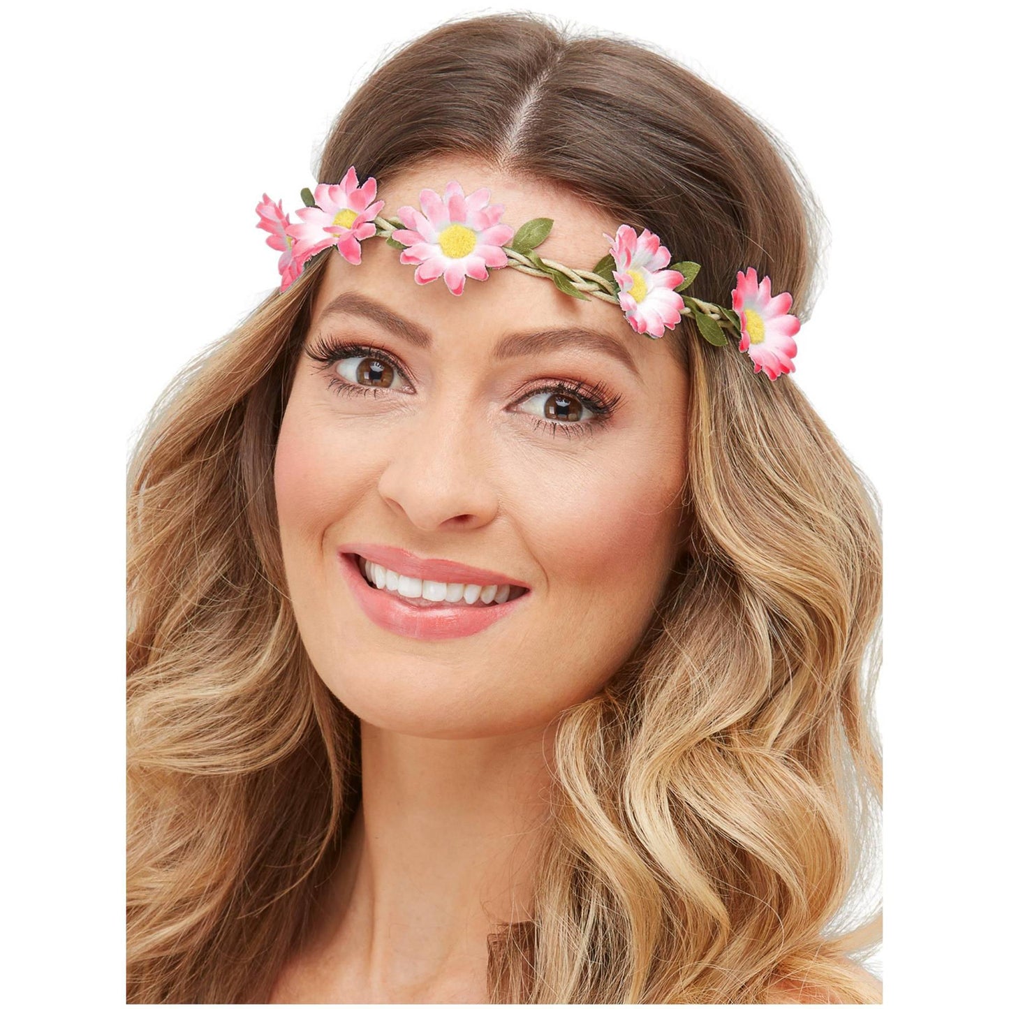Multicoloured - Back - Smiffys Womens-Ladies Daisy Flower Headband (Pack of 3)