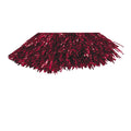 Red - Side - Smiffys Metallic Pom Poms (Pack of 2)