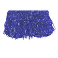 Blue - Back - Smiffys Metallic Pom Poms (Pack of 2)