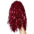 Red - Front - Smiffys Metallic Pom Poms (Pack of 2)