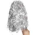 Silver - Front - Smiffys Metallic Pom Poms (Pack of 2)