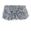 Silver - Back - Smiffys Metallic Pom Poms (Pack of 2)