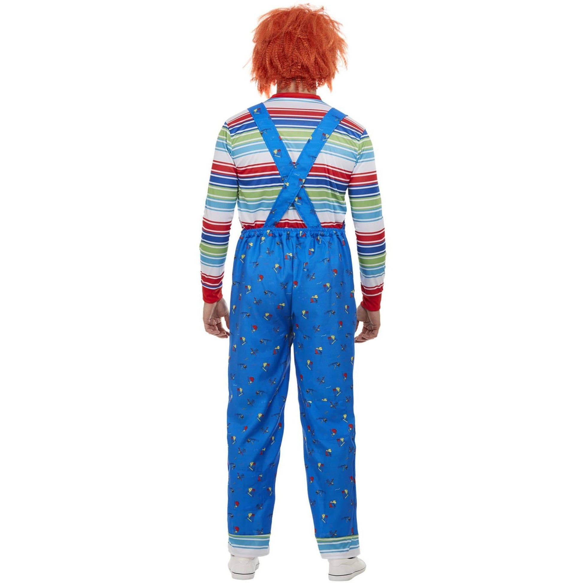 Blue - Side - Chucky Mens Costume Set