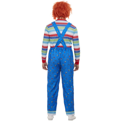 Blue - Side - Chucky Mens Costume Set