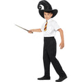 Black - Side - Smiffys Childrens-Kids Wizard Costume Accessory Set