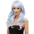 Multicoloured - Back - Smiffys Womens-Ladies Unicorn Wig