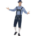 Blue - Back - Smiffys Mens Deluxe Rutger Bavarian Traditional Costume Set