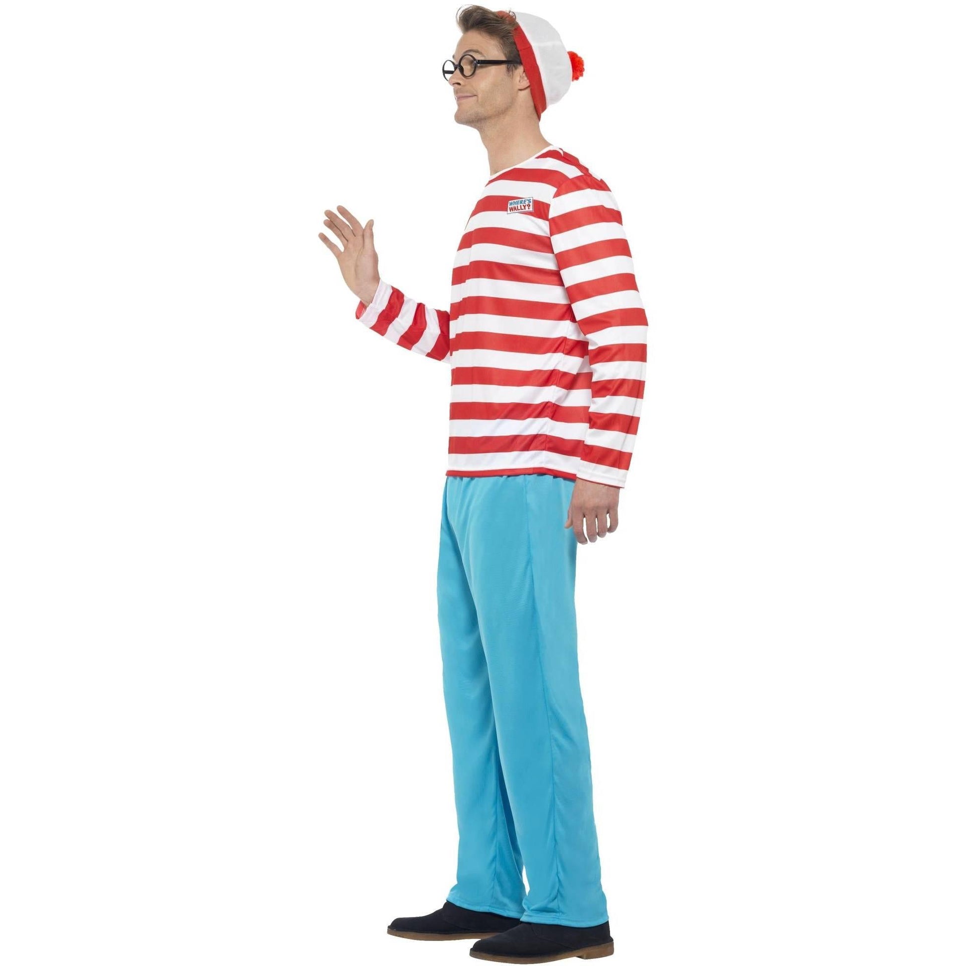 White-Blue-Red - Lifestyle - Wheres Wally? Mens Costume Set