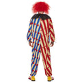 Red-Blue-White - Side - Smiffys Mens Creepy Clown Costume Set