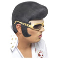 Black-Gold - Front - Elvis Presley Mens Costume Headpiece