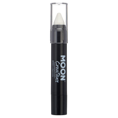 White - Front - Moon Creations Body Crayons