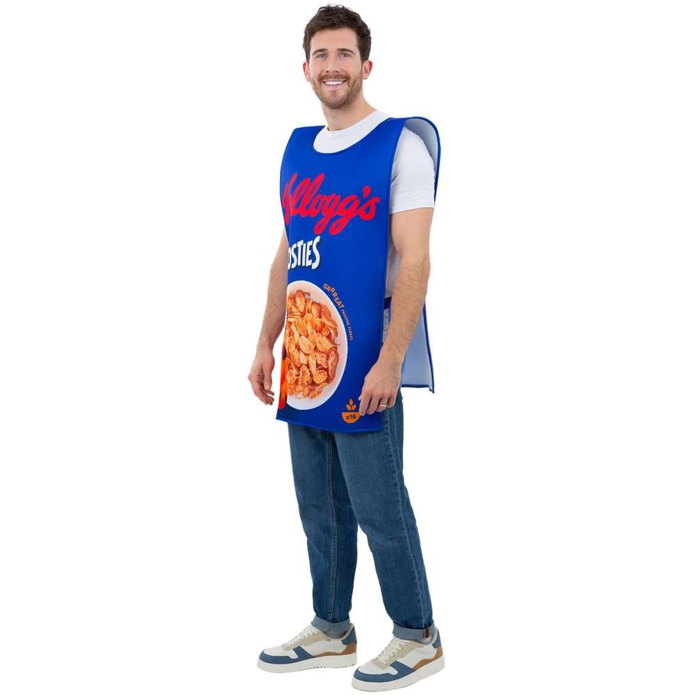 Blue-White-Red - Lifestyle - Kelloggs Unisex Adult Frosties Cereal Box Costume