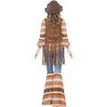 Multicoloured - Side - Smiffys Womens-Ladies Harmony Hippie Costume