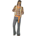 Multicoloured - Back - Smiffys Mens 60s Singer Costume Set