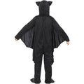 Black-White - Side - Smiffys Childrens-Kids Bat Skeleton Costume
