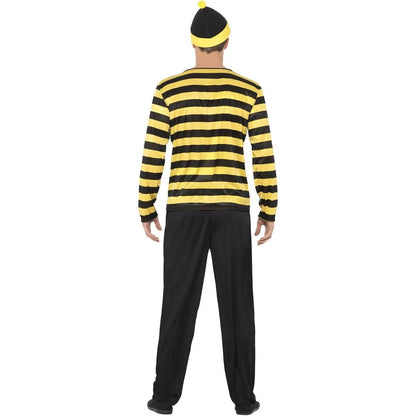 Black-Yellow - Side - Wheres Wally? Mens Odlaw Costume Set