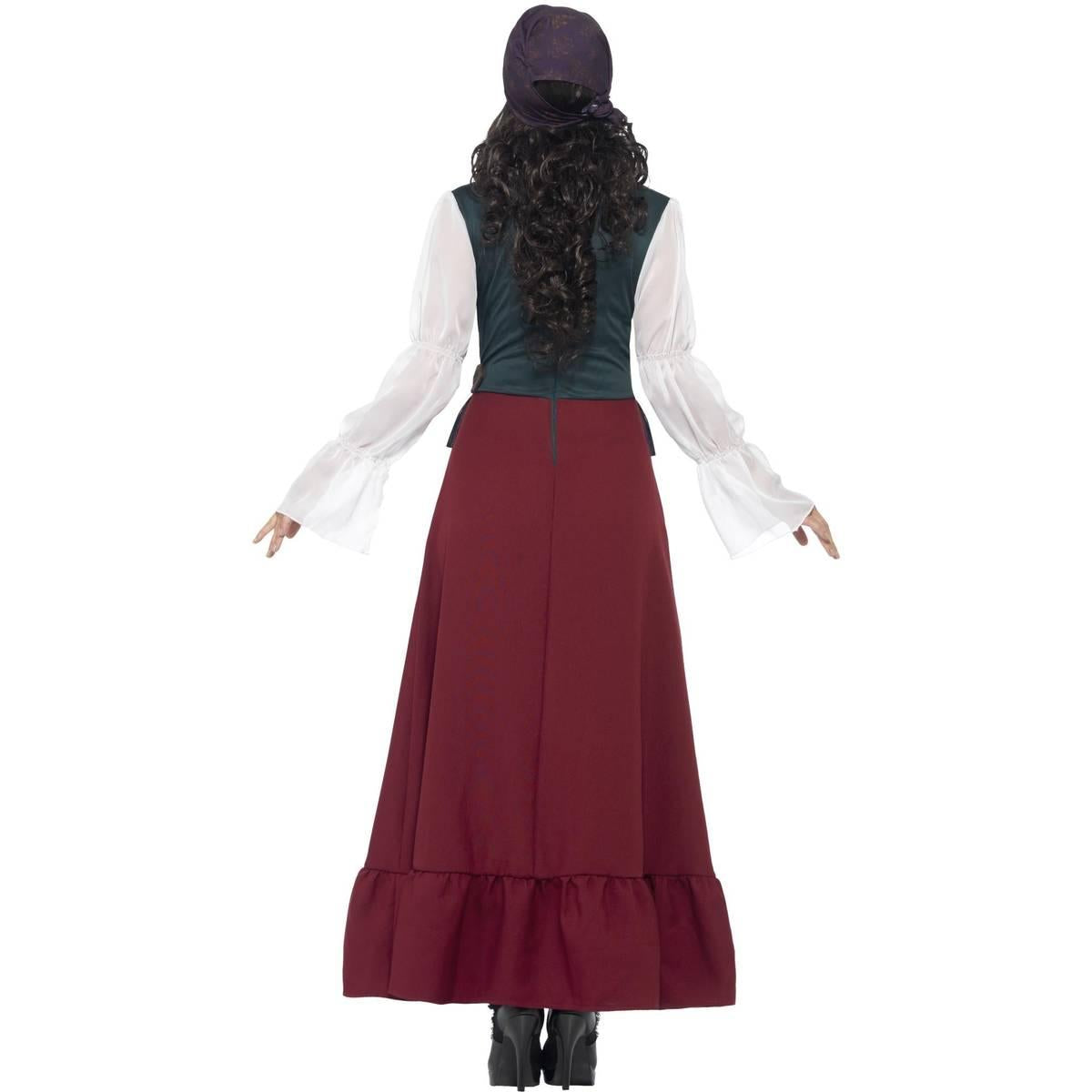 Multicoloured - Side - Smiffys Womens-Ladies Deluxe Buccaneer Beauty Pirate Costume Set