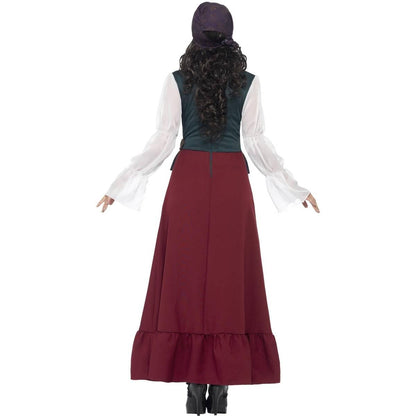 Multicoloured - Side - Smiffys Womens-Ladies Deluxe Buccaneer Beauty Pirate Costume Set