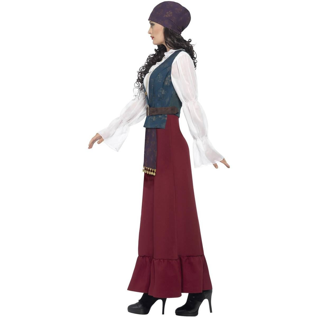 Multicoloured - Lifestyle - Smiffys Womens-Ladies Deluxe Buccaneer Beauty Pirate Costume Set