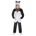 Black-White - Back - Smiffys Childrens-Kids Panda Costume