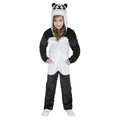 Black-White - Front - Smiffys Childrens-Kids Panda Costume